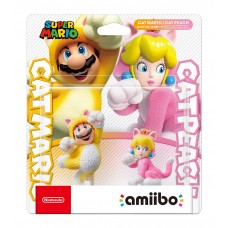 Nintendo Amiibo 2 Pack Cat Mario and Cat Peach Super Mario Collection (Switch), 101441, Аксессуары