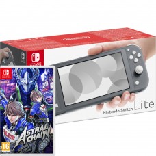 Игровая консоль Nintendo Switch Lite Grey Bundle (игра Astral Chain), 222199, Консоли