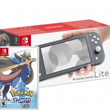 Игровая консоль Nintendo Switch Lite Grey Bundle (игра Pokemon Sword), 221864, Консоли