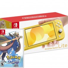 Игровая консоль Nintendo Switch Lite Yellow Bundle (игра Pokemon Sword), 221895, Консоли