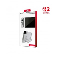 Кейс пластиковый Hardcase для Nintendo Switch 2 (Nacon, прозрачный), ,