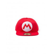 Кепка Mario Logo Snapback Cap (Difuzed, красный)