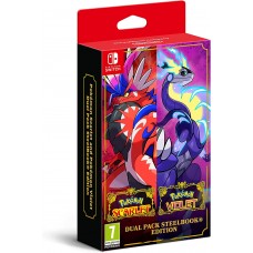 Pokemon Scarlet and Violet Dual Pack Steelbook Edition (Switch), ,