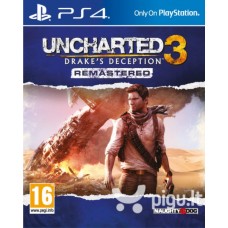 Uncharted 3 Drakes Deception Remastered (PS4, русская версия), , Приключения/экшен