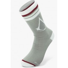 Шкарпетки Assassins Creed Socks Grey White Crest (Abystyle, біло-сірий), ,