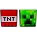 Набор стаканов Minecraft Creeper and TNT Glass Tumblers (Paladone, 0,2 л), ,