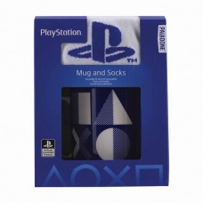 Подарунковий набір PlayStation Mug and Socks (Чашка і шкарпетки, Paladone), ,