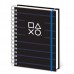 Блокнот Playstation Pinstripe Dark A5 Wiro Notebook (Pyramid), ,