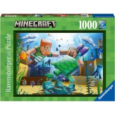 Puzzle Minecraft Mosaic (Ravensburger, 1000 эл), 113724, Игрушки