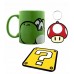 Подарунковий набір Super Mario Yoshi Gift Set (Чашка, підставка, брелок), ,