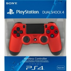 Джойстик Dualshock 4 для игровой приставки Sony Playstation 4 (красный)